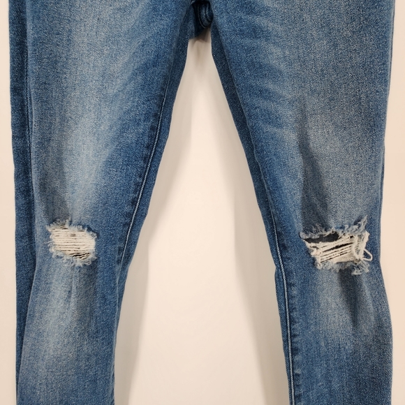 DL1961 Farrow Ankle Instaslim High Rise Skinny Jean Distressed Raw Hem 24 - Picture 4 of 11